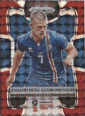 Johann Berg Gudmundsson [Red Mosaic Prizm] #105