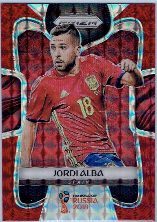 Jordi Alba [Red Mosaic Prizm] #203