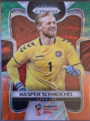 Kasper Schmeichel [Green & Orange Wave] #258