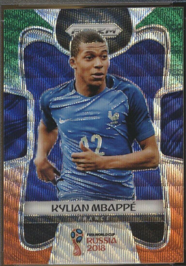 Kylian Mbappe [Green & Orange Wave] #80