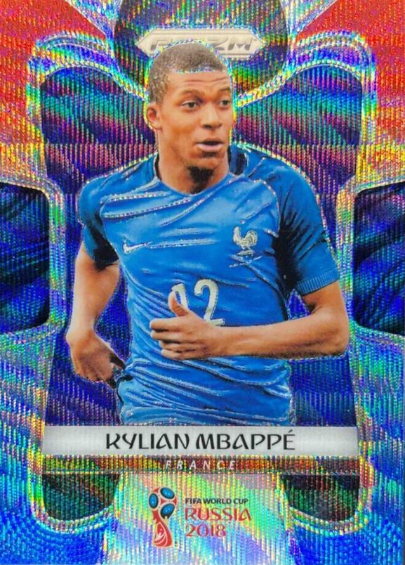 Kylian Mbappe [Red & Blue Wave] #80