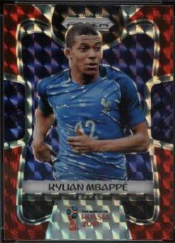 Kylian Mbappe [Red Mosaic Prizm] #80