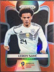 Leroy Sane [Orange Prizm] #93