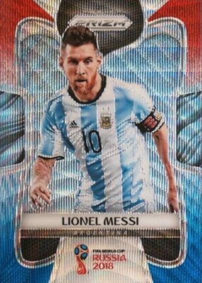 Lionel Messi [Red & Blue Wave] #1
