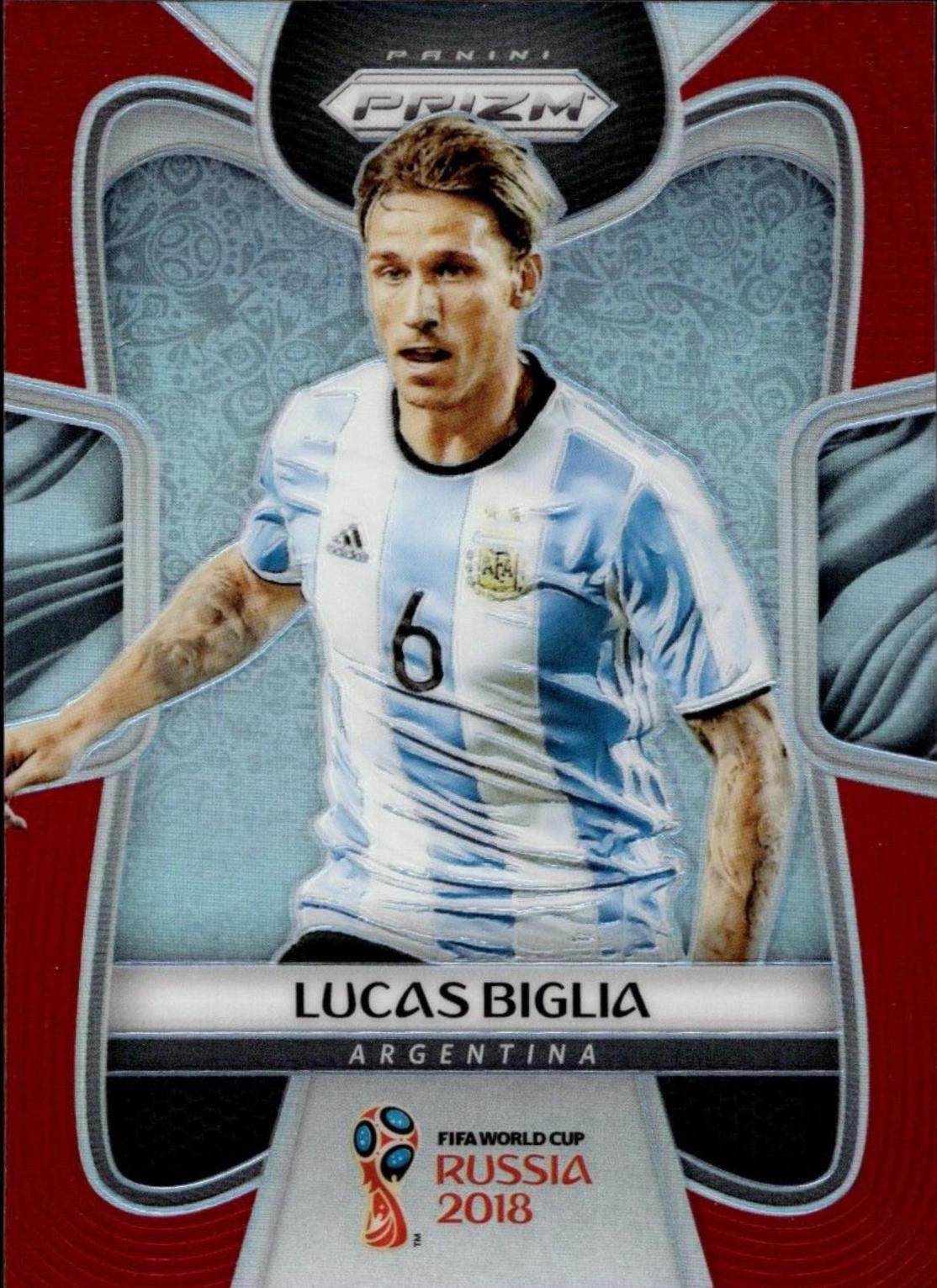 Lucas Biglia [Red Prizm] #7