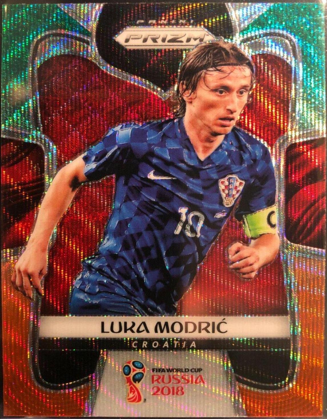 Luka Modric [Green & Orange Wave] #229
