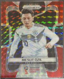 Mesut Ozil [Red Mosaic Prizm] #96