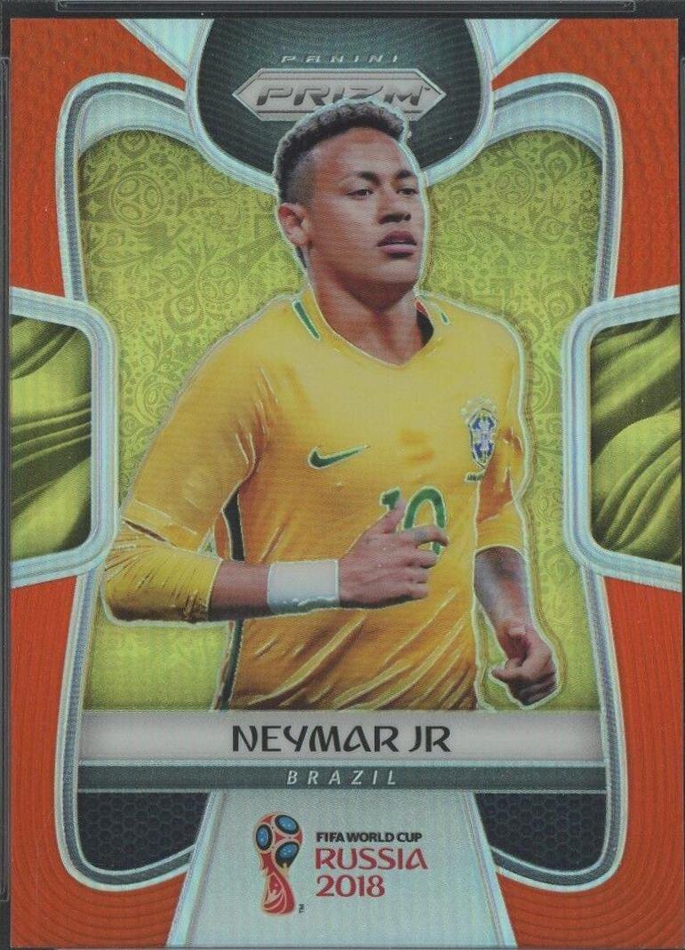 Neymar Jr [Orange Prizm] #25
