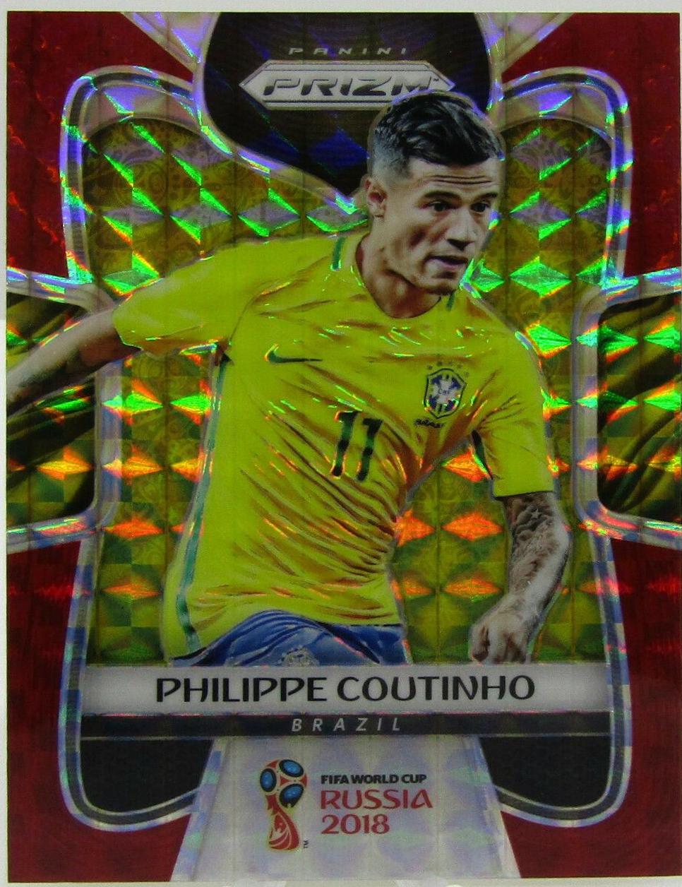 Philippe Coutinho [Red Mosaic Prizm] #28