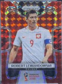 Robert Lewandowski [Red Mosaic Prizm] #146