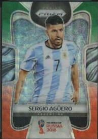 Sergio Aguero [Green & Orange Wave] #11