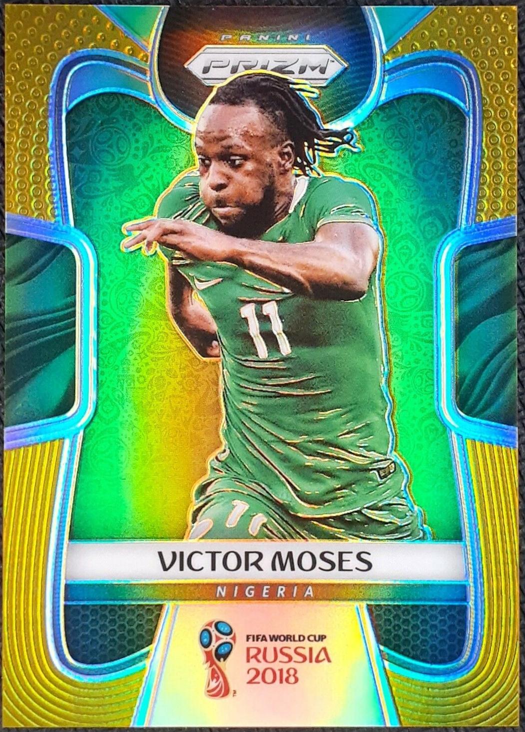 Victor Moses [Gold Prizm] #144