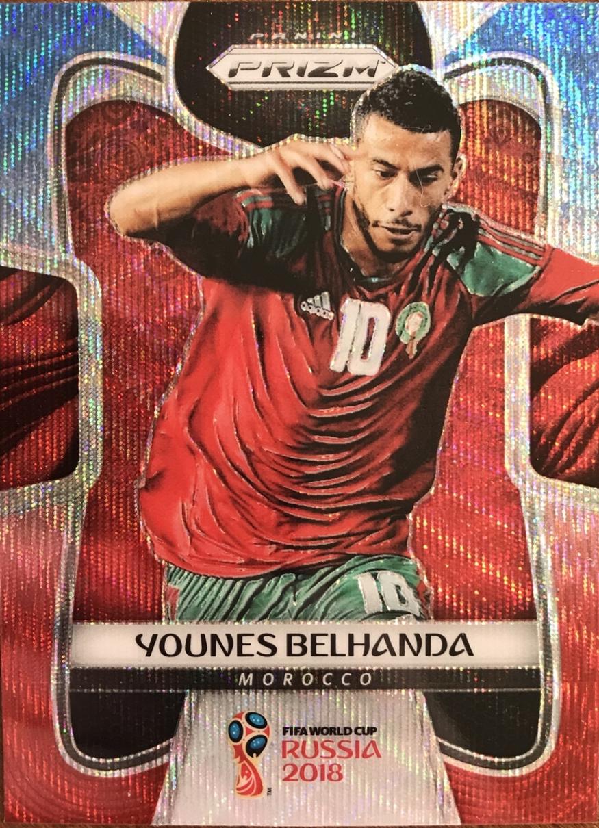 Younes Belhanda [Red & Blue Wave] #256