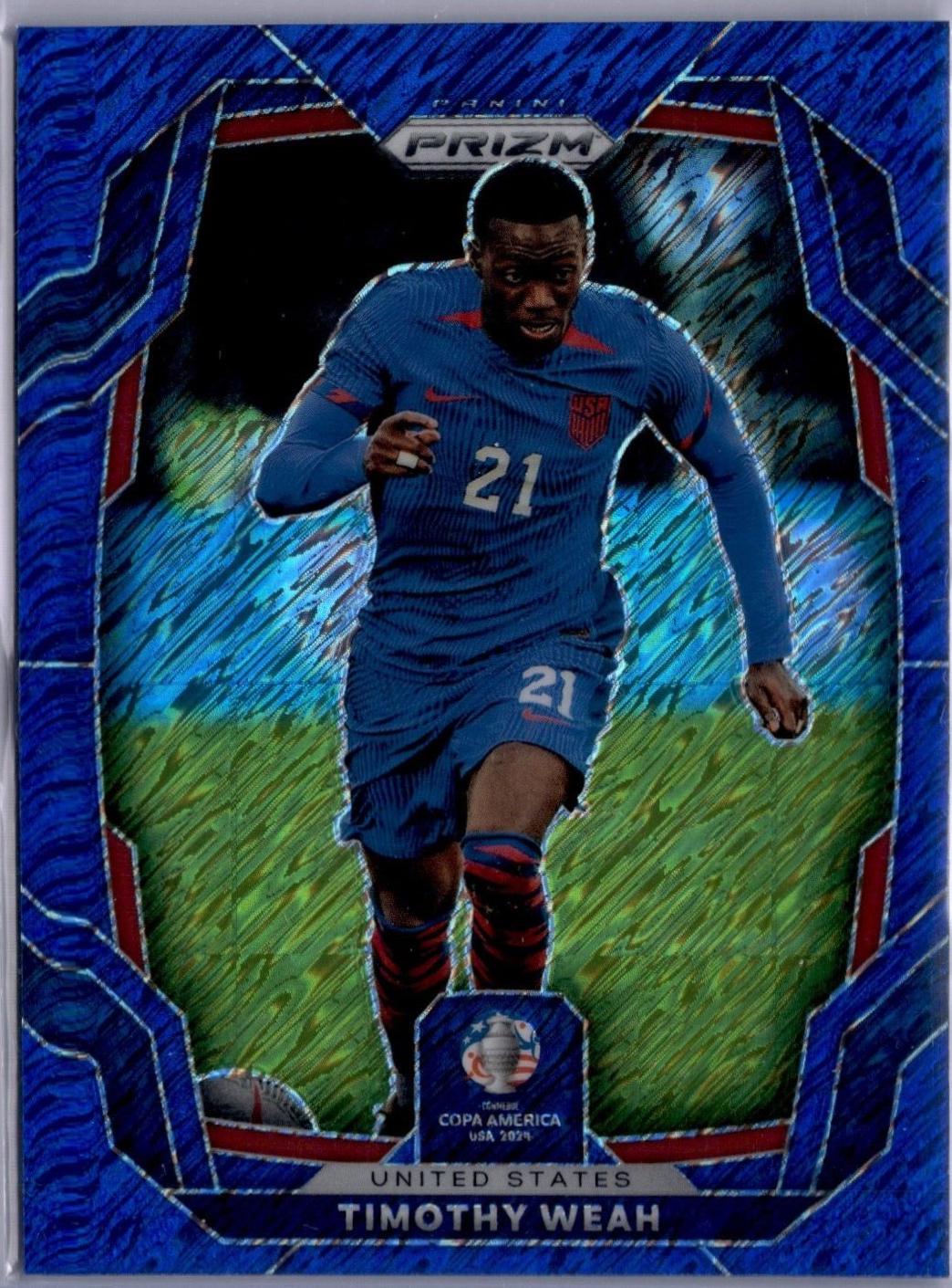 Timothy Weah [Blue Shimmer] #157