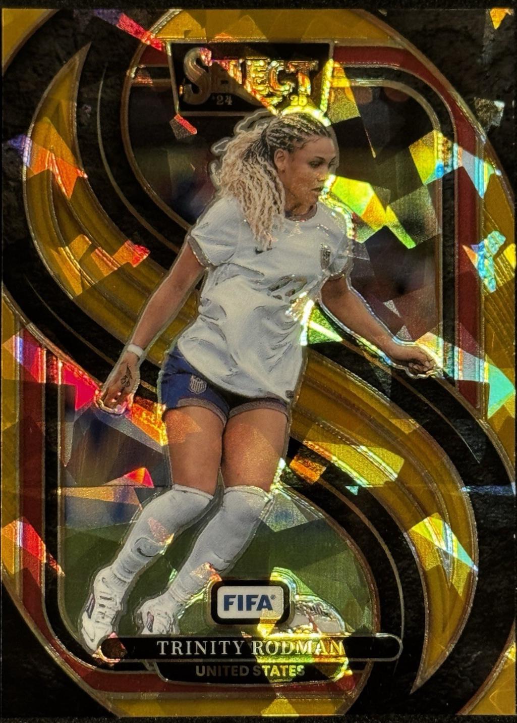 Trinity Rodman [Gold Ice] #195