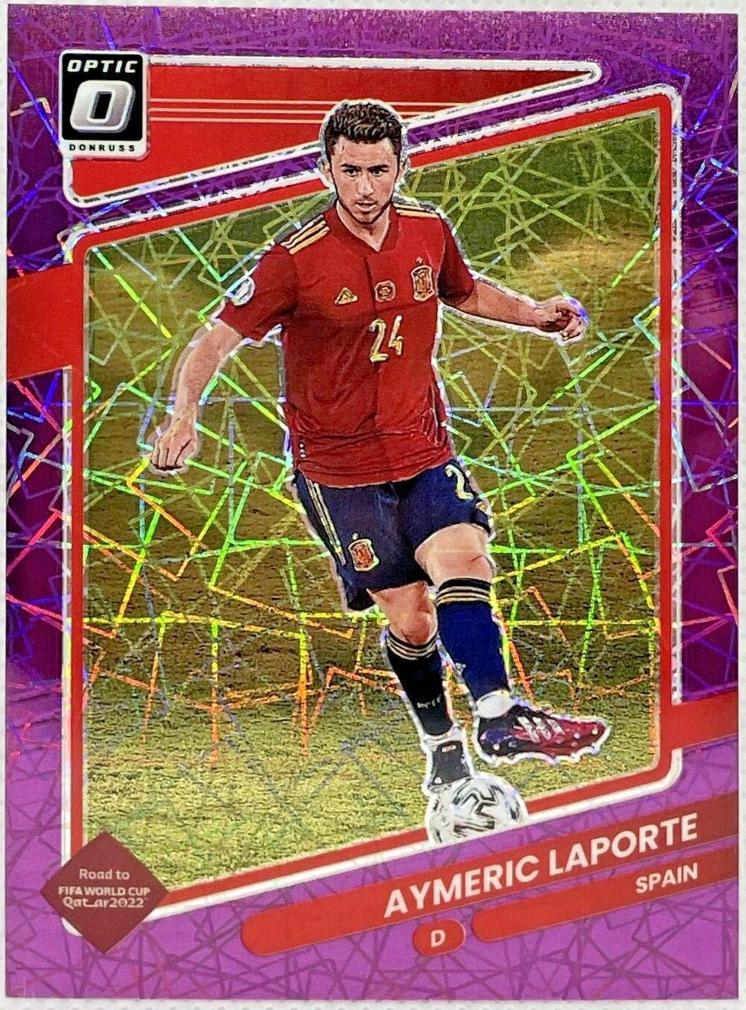 Aymeric Laporte [Optic Purple Velocity] #129