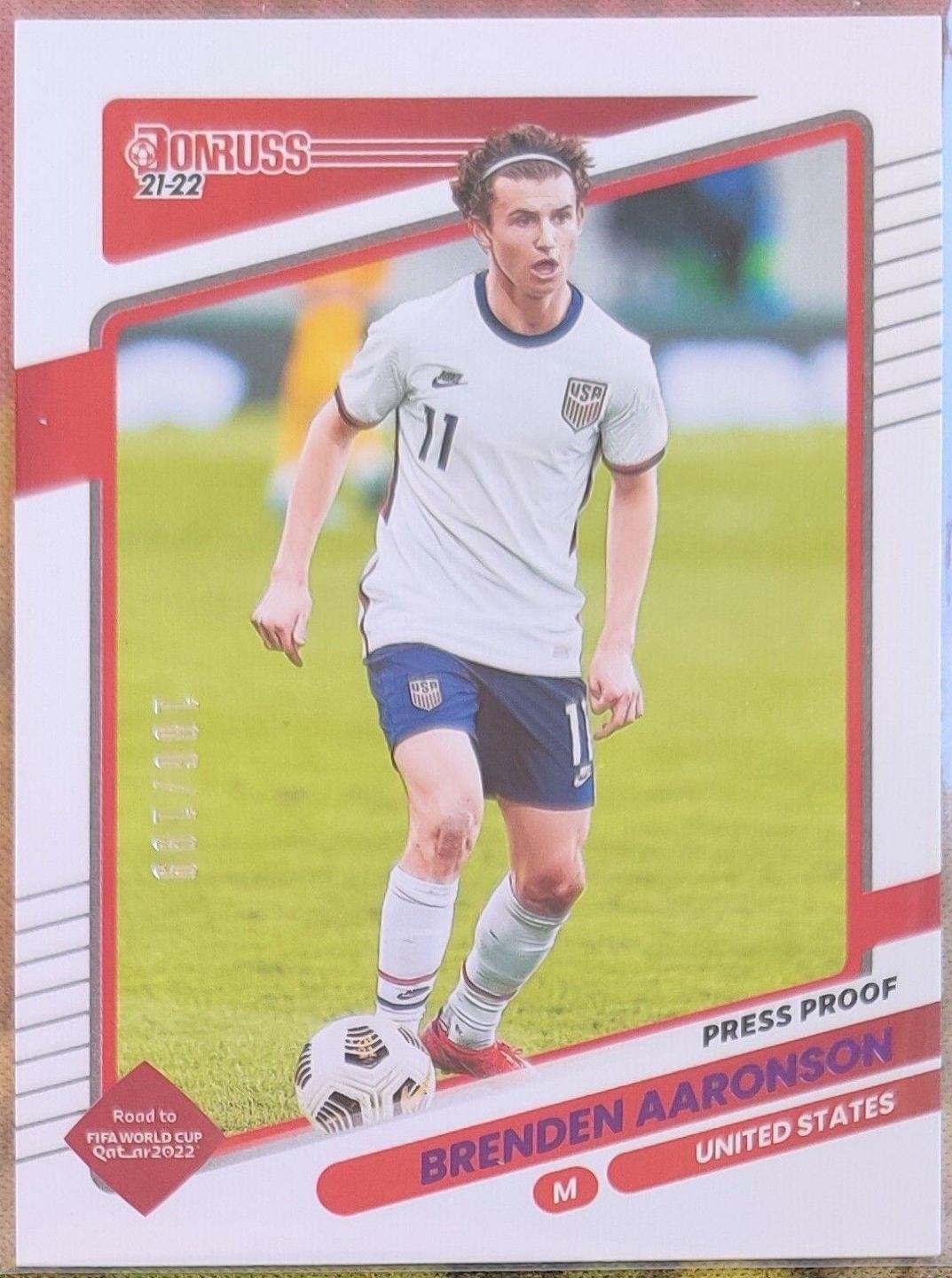 Brenden Aaronson [Press Proof Purple] #165