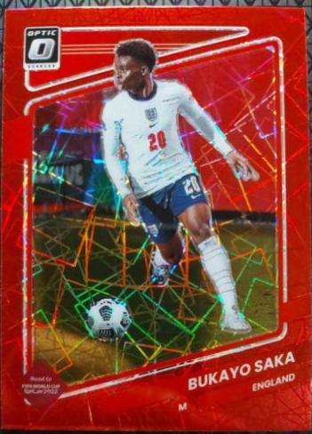 Bukayo Saka [Optic Red Velocity] #54