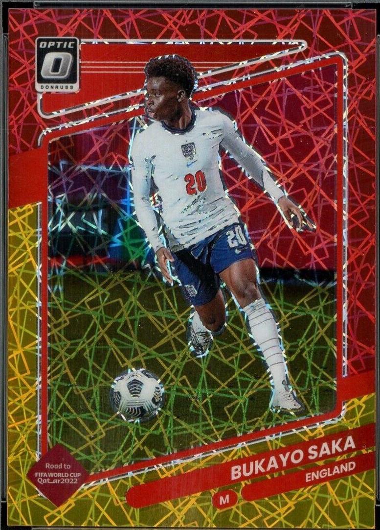 Bukayo Saka [Optic Red and Gold Velocity] #54