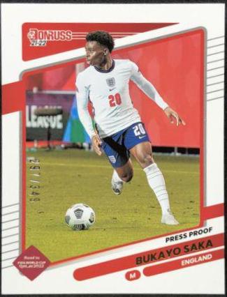Bukayo Saka [Press Proof Gold] #54