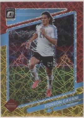 Edinson Cavani [Optic Red and Gold Velocity] #168
