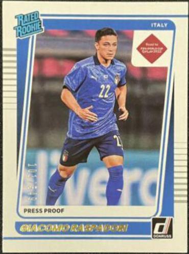 Giacomo Raspadori [Press Proof Gold] #187