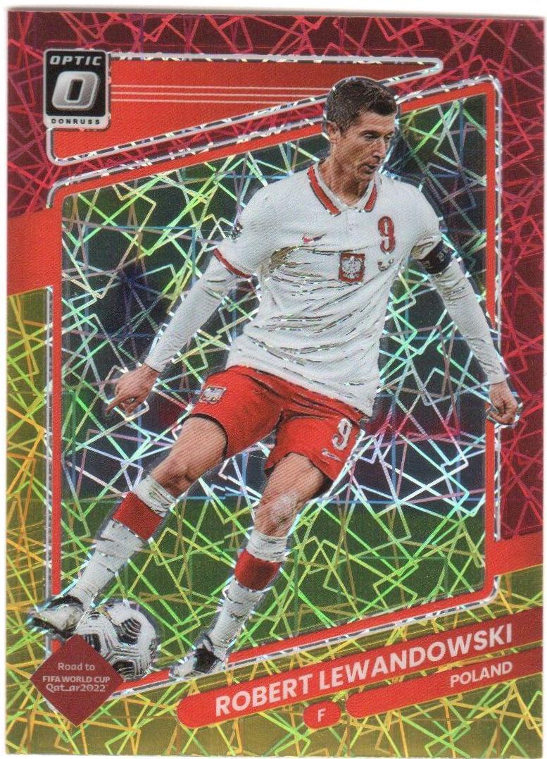 Robert Lewandowski [Optic Red and Gold Velocity] #108