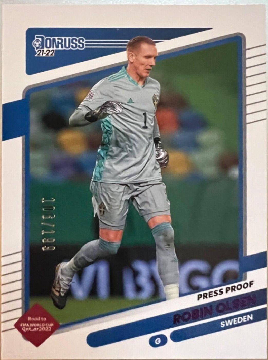 Robin Olsen [Press Proof Purple] #156