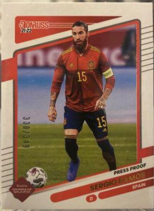 Sergio Ramos [Press Proof Gold] #144