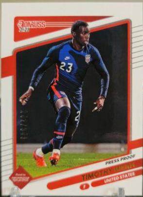 Timothy Weah [Press Proof Gold] #163