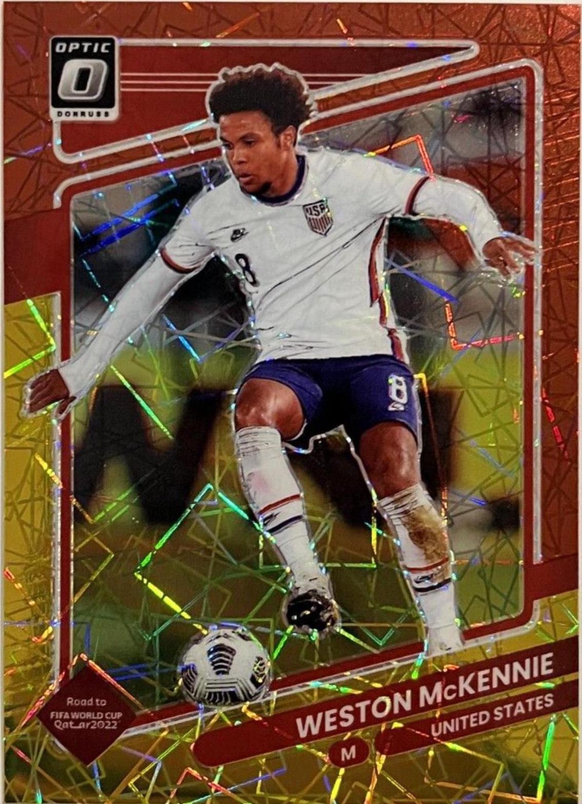 Weston McKennie [Optic Red and Gold Velocity] #167