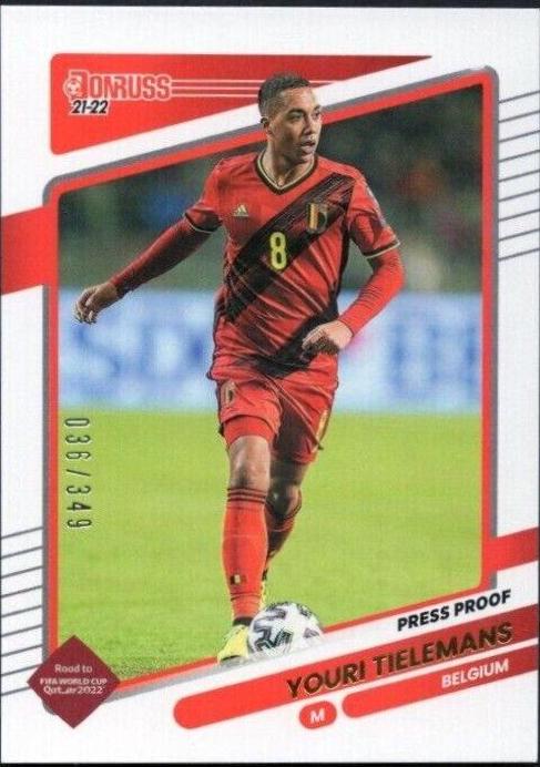 Youri Tielemans [Press Proof Gold] #12