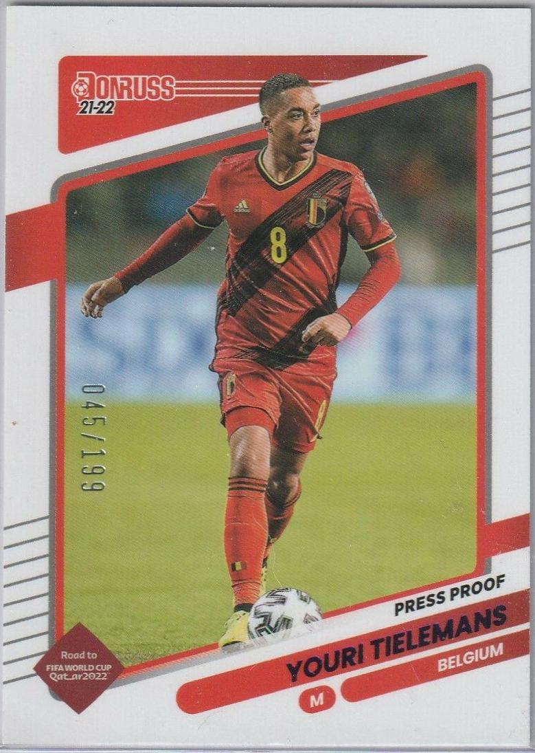 Youri Tielemans [Press Proof Purple] #12