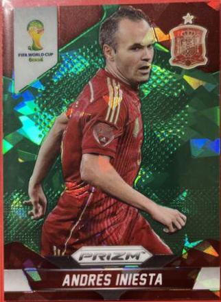 Andres Iniesta [Green Crystal Prizm] #177