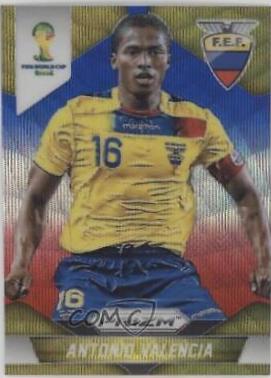 Antonio Valencia [Blue & Red Wave Prizm] #64