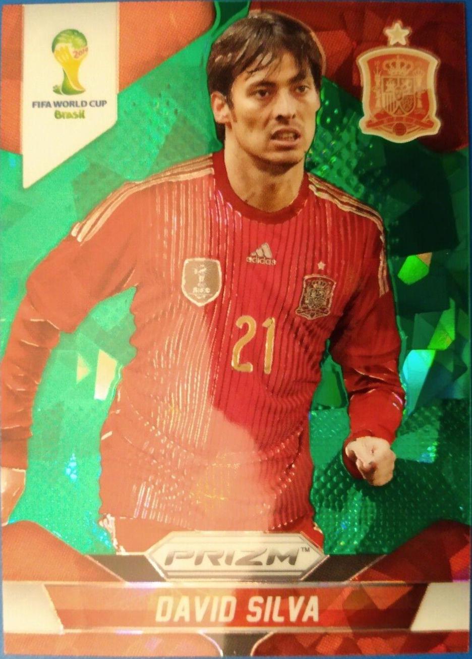 David Silva [Green Crystal Prizm] #175