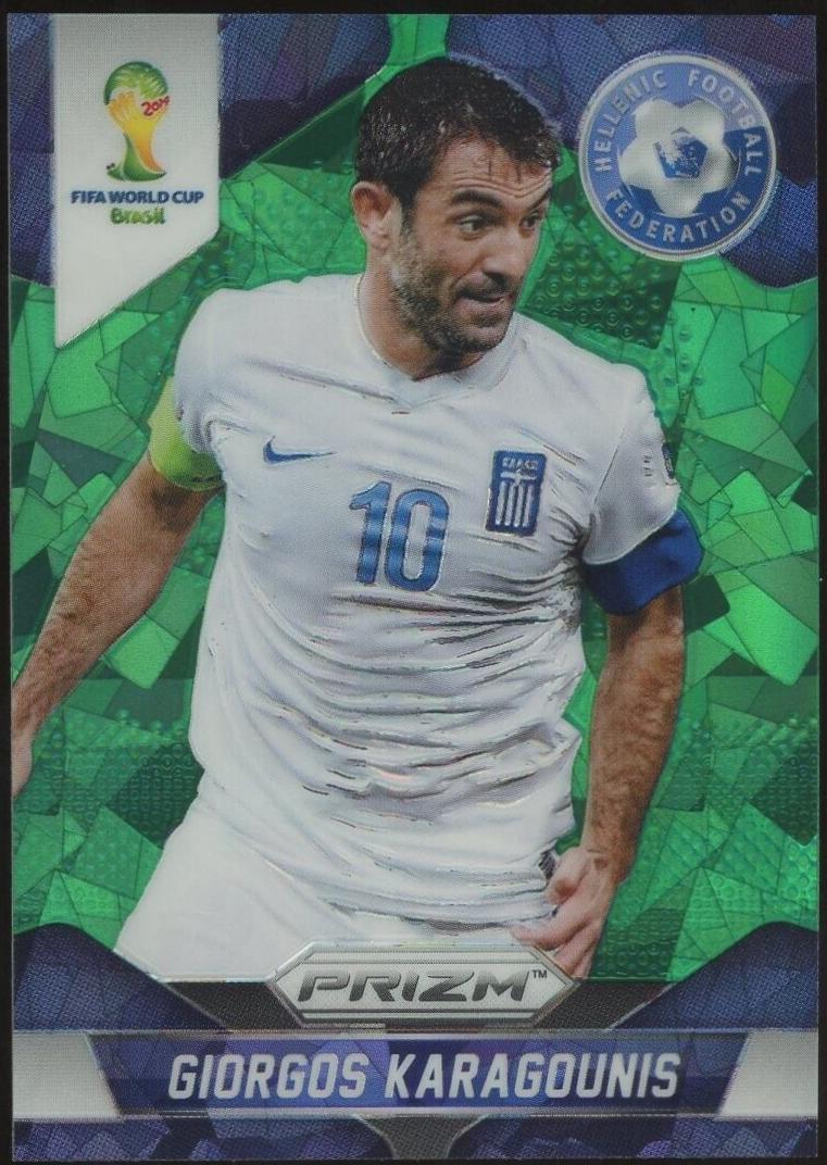 Giorgos Karagounis [Green Crystal Prizm] #101