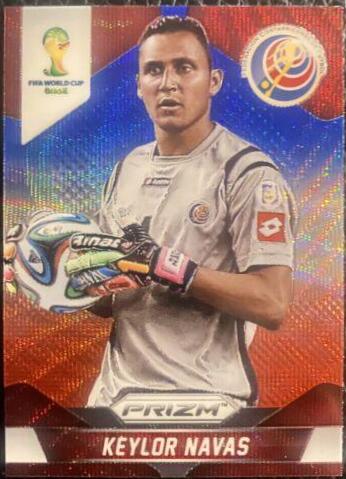Keylor Navas [Blue & Red Wave Prizm] #55