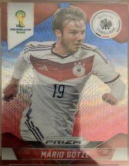 Mario Gotze [Blue & Red Wave Prizm] #89