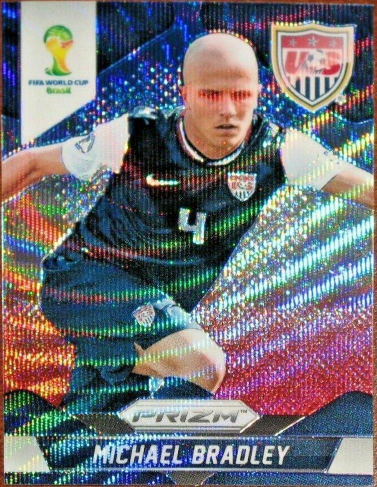 Michael Bradley [Blue & Red Wave Prizm] #68
