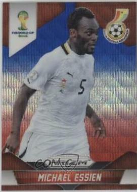 Michael Essien [Blue & Red Wave Prizm] #95