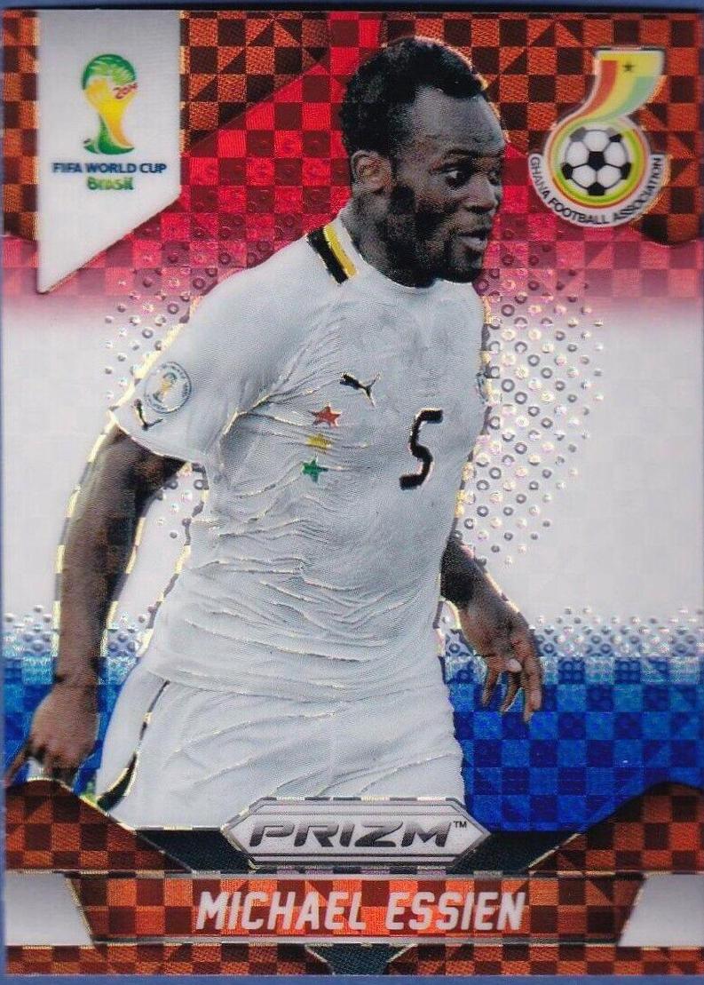 Michael Essien [Red White Blue Power Plaid Prizm] #95