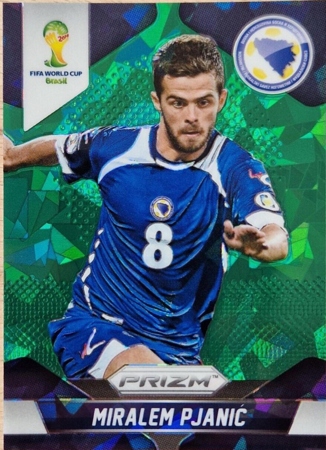 Miralem Pjanic [Green Crystal Prizm] #25
