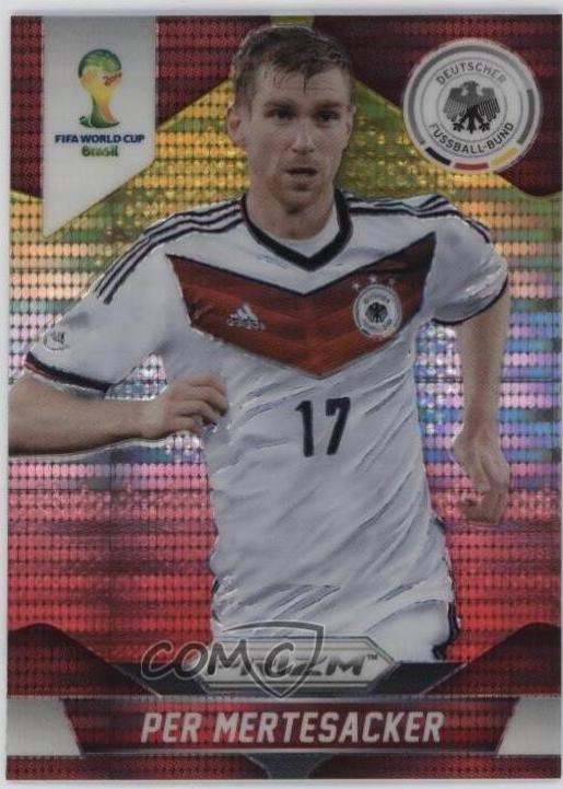 Per Mertesacker [Yellow & Red Pulsar Prizm] #85
