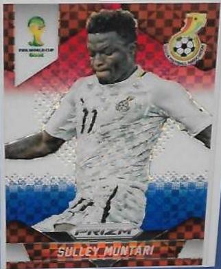 Sulley Muntari [Red White Blue Power Plaid Prizm] #96