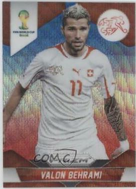 Valon Behrami [Blue & Red Wave Prizm] #187