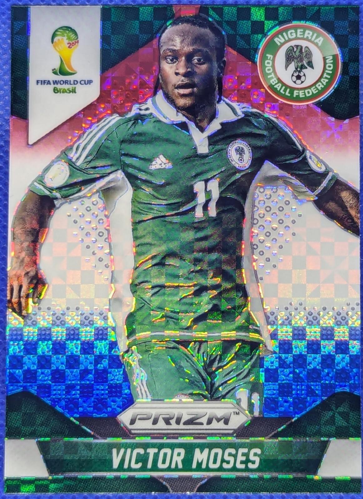 Victor Moses [Red White Blue Power Plaid Prizm] #151