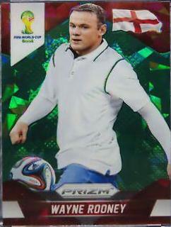 Wayne Rooney [Green Crystal Prizm] #142