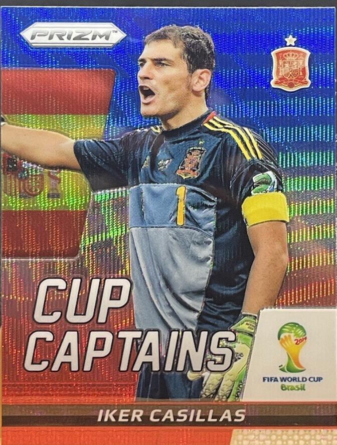 Iker Casillas [Blue Prizm] #14