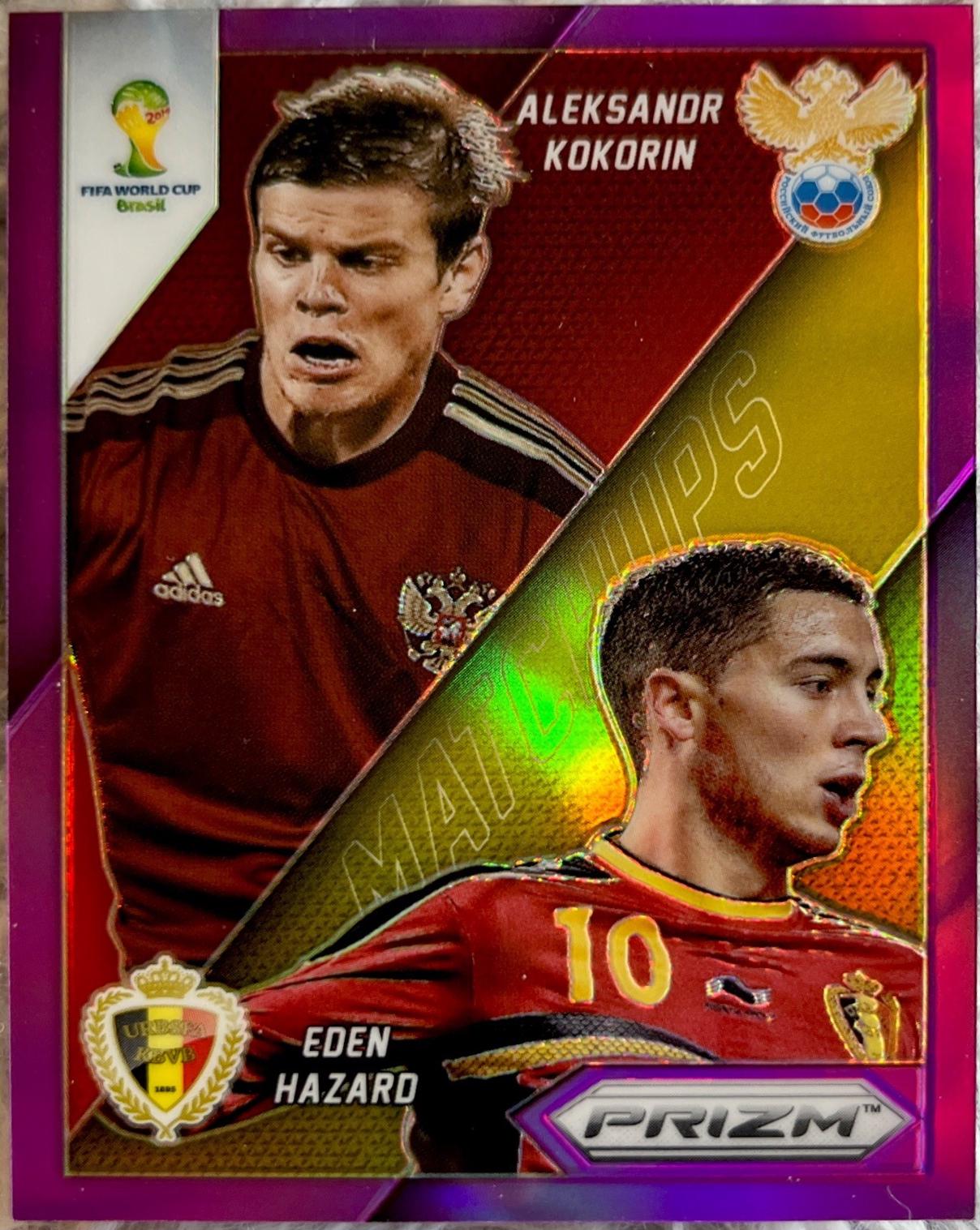Aleksandr Kokorin / Eden Hazard [Purple Prizm] #17